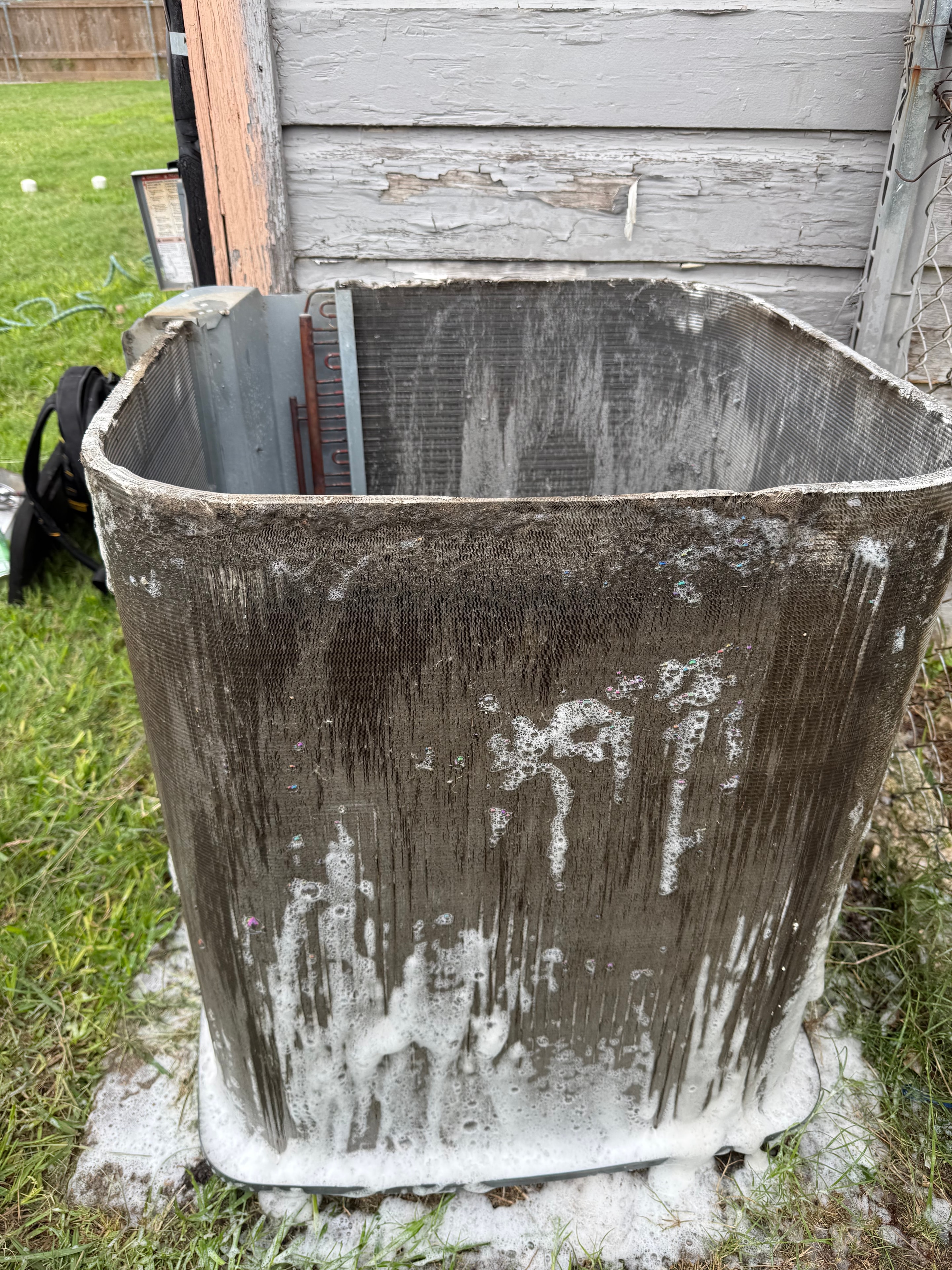 HVAC unit inspection